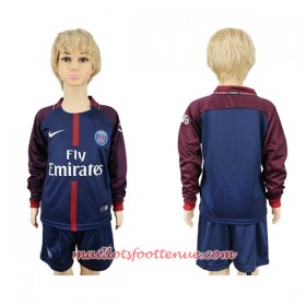 Maillot/Tenue Paris Saint-Germain Enfant Domicile 2017/18 Manche Longue